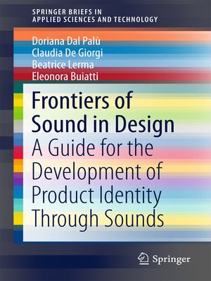 cover image of Frontiers of Sound in Design